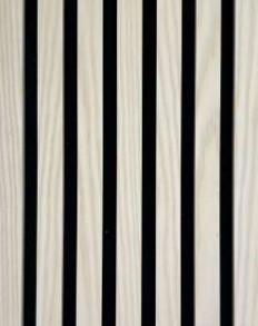 Декоративная реечная панель Woodnel Размер XL шпон ясеня (под покраску)