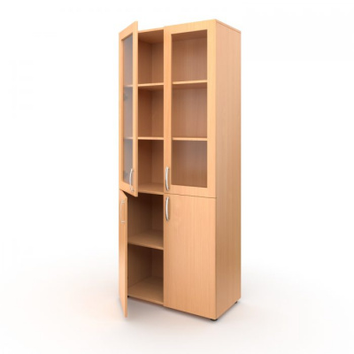 Шкаф для учебных пособий со стеклом