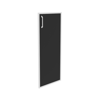 Дверь стекло в раме средняя правая O.SR-2(R) black