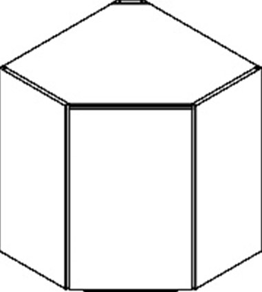 Шкаф навесной угловой MCHP 6072.1P