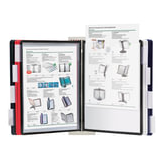 Демосистема настенная с 10 цветными панелями А4, серая, BRAUBERG "SOLID", 236722