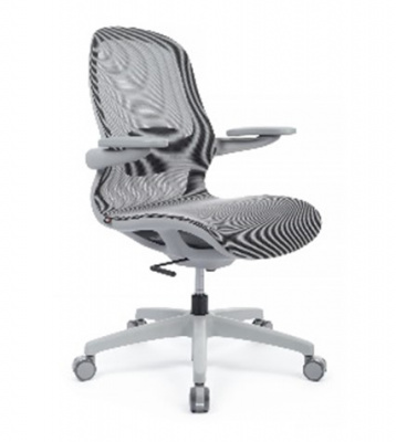 Кресло офисное RV Дизайн Миллер / Miller ( YSJ-300 ) серый пластик