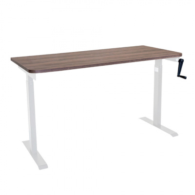 Стол с регулировкой высоты механический LuxAlto LA-T33-M1 135*70*2.5
