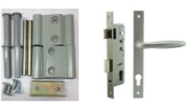 Дверной блок Витраж с жалюзи