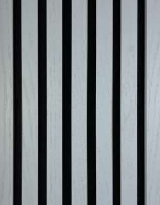 Декоративная реечная панель Woodnel Размер S шпон ясеня (покрытие краска)