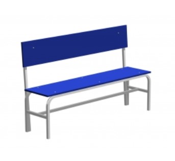 Скамья гардеробная со спинкой (ЛДСП) 1500х375х850