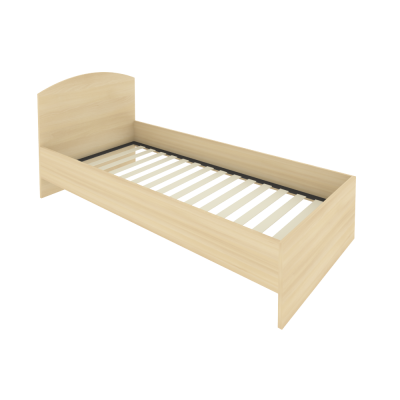 Кровать с ортопедическим основанием и изголовьем С-КИ-90