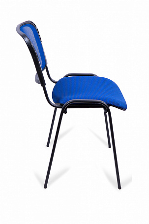 Стул для посетителей ИЗО черный каркас с сеткой