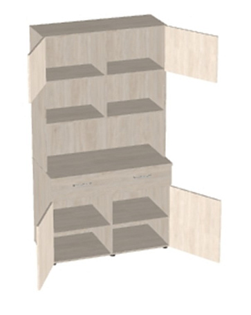 Готовые комплекты мини-кухни серии FIT Вариант №9