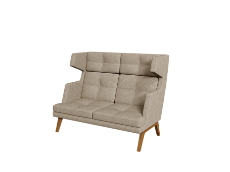 Диван 2-х высокий местный Беверли Bev2H