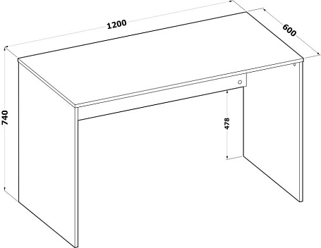 Стол письменный СПМ-351