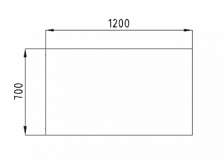 Столешница стола "прямого" V-1.0.1C
