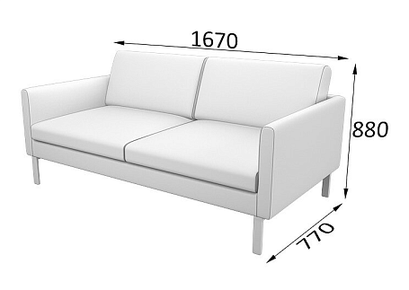Диван 2-х местный Олли OL2