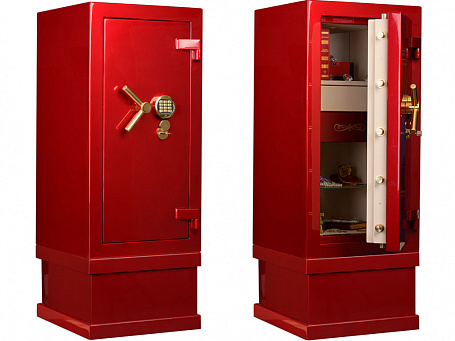Сейф Valberg Gold Рубеж 99.EL (красный)
