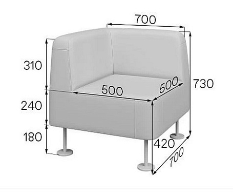 Модуль угловой Смарт СМ-У
